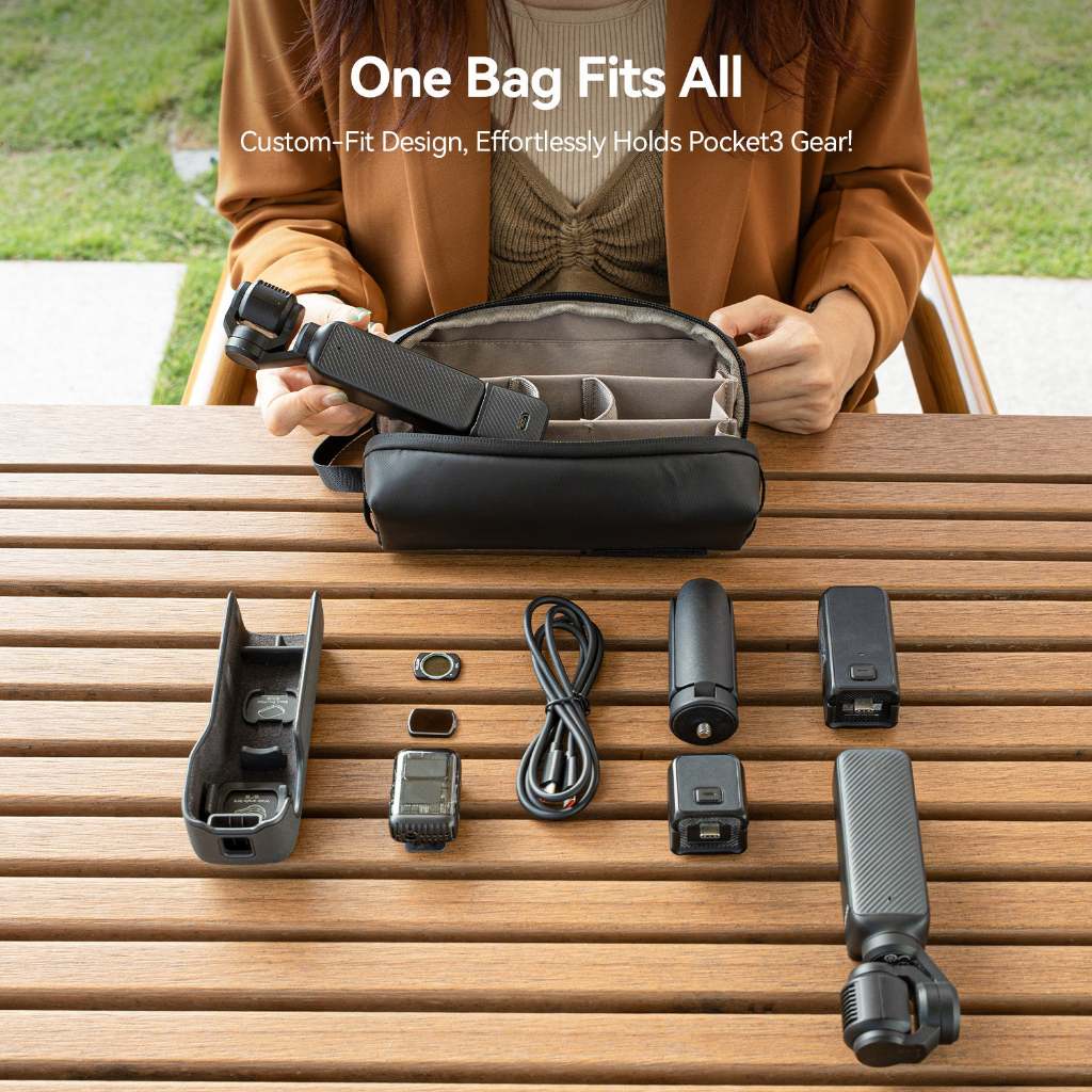 TELESIN DJI Osmo Pocket 3 Case Bag Protective Bag