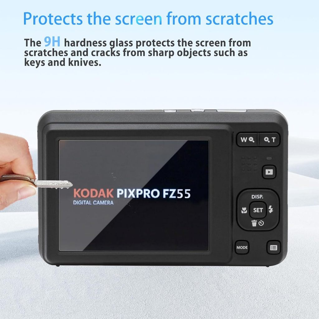 Kodak FZ55 Digital Camera Tempered glass for LCD Screen – ICM