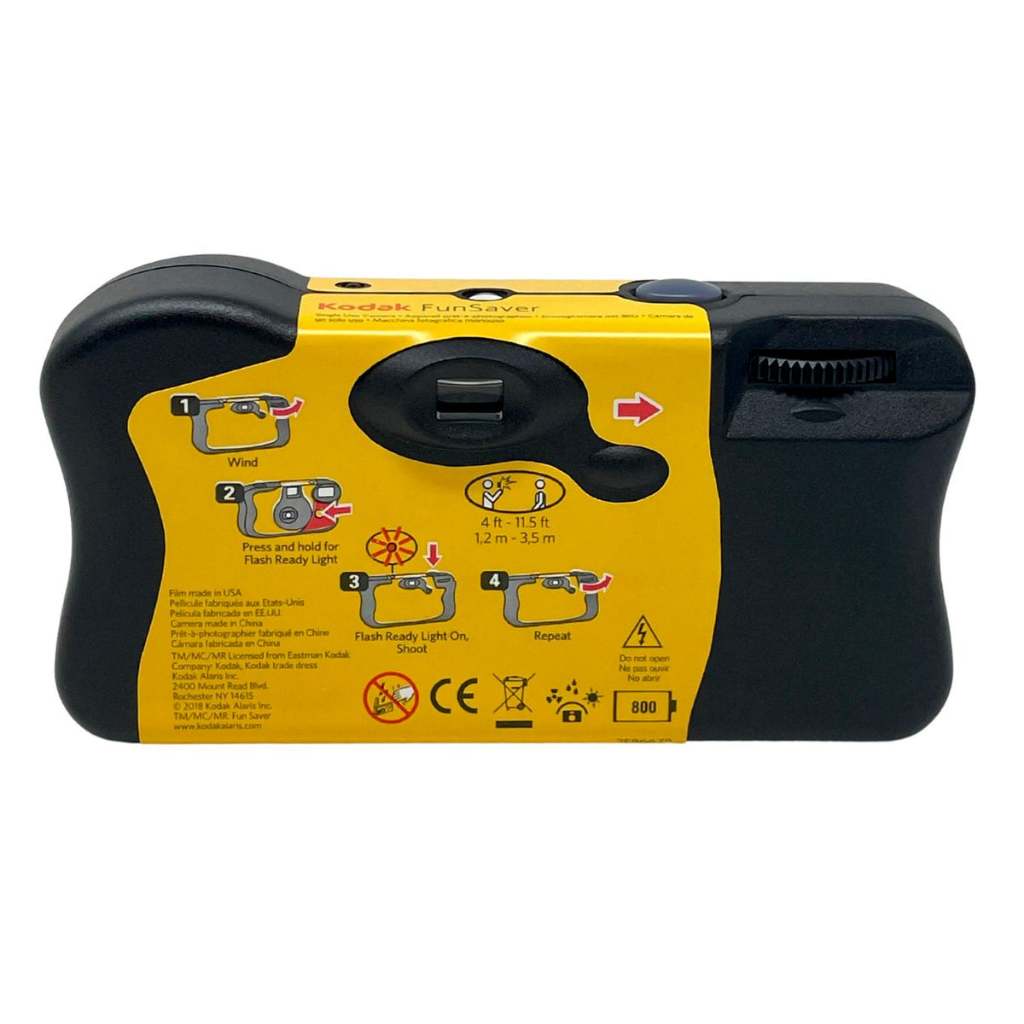Kodak Funsaver Single Use Disposable 35mm Film Camera - 27 Exposures