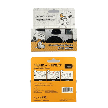 YASHICA Snoopy Peanut 35mm Disposable Film Camera