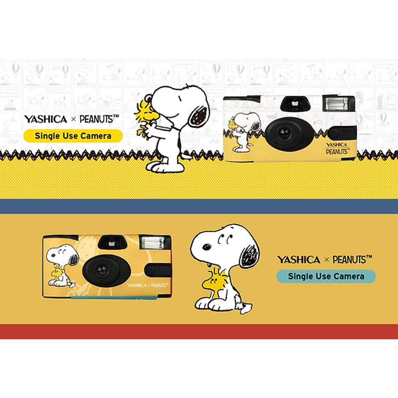 YASHICA Snoopy Peanut 35mm Disposable Film Camera