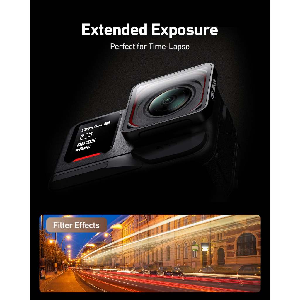 TELESIN CPL ND8 ND16 ND32 Filter Set for Insta360 Ace Pro / Ace Pro 2