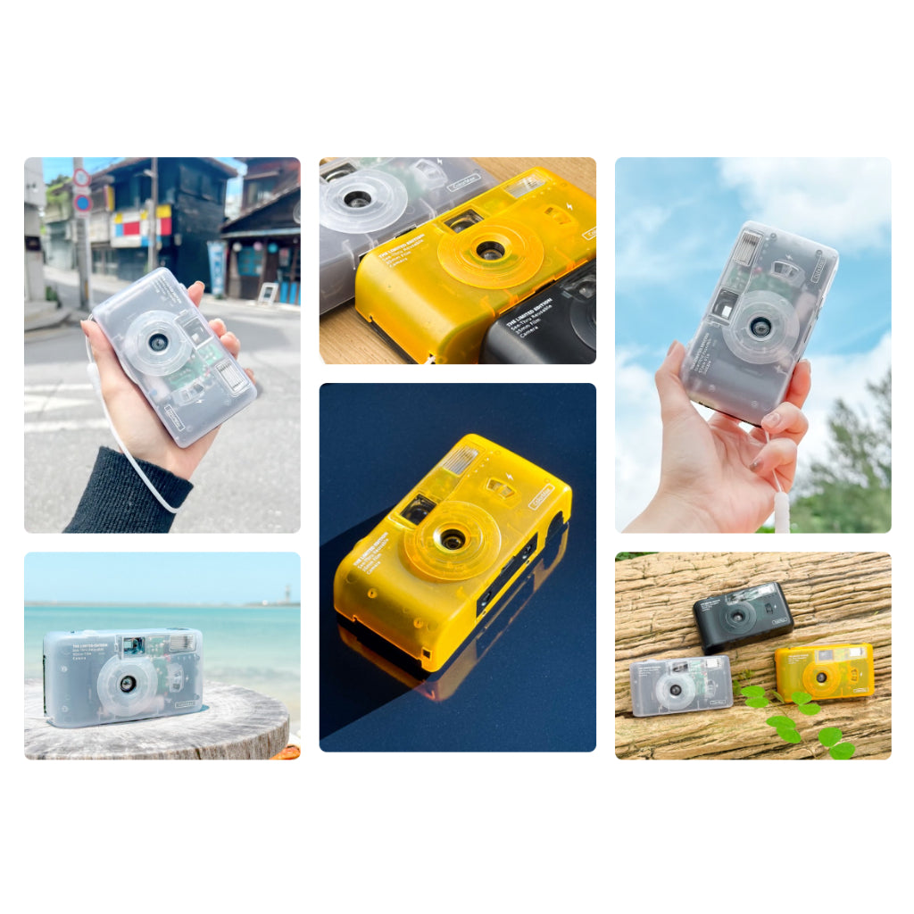 Kodak Professional 35mm Film Premium Set - ColorMax see-Thru Reusable 35mm Film Camera w Gold 200