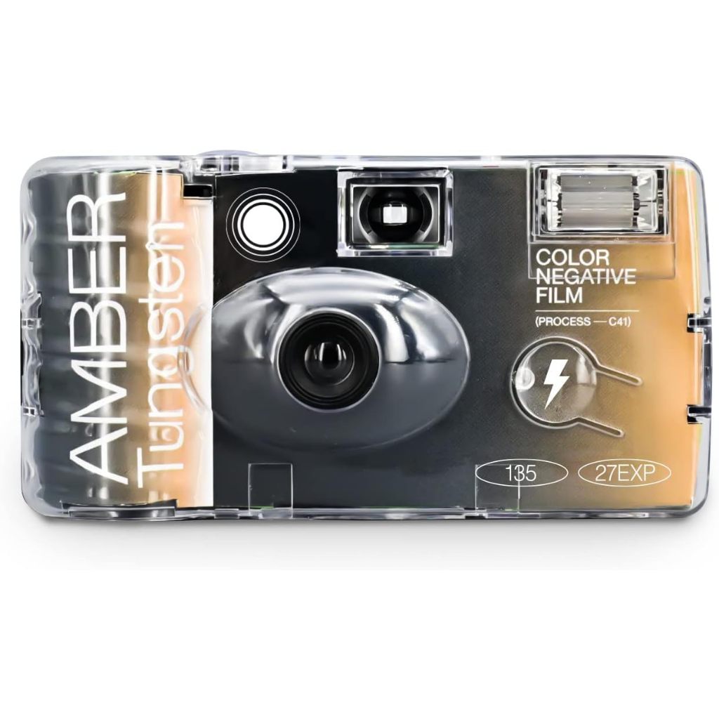 RETO Amber Tungsten 35mm Disposable Film Camera 27 Exposures