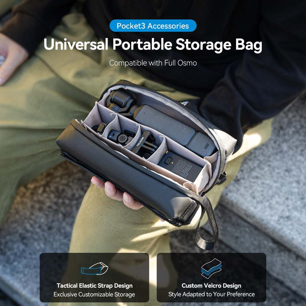 TELESIN DJI Osmo Pocket 3 Case Bag Protective Bag