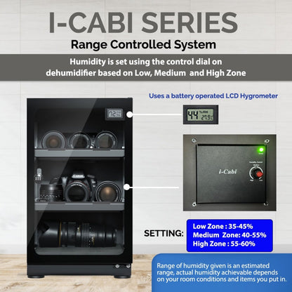 Digi-Cabi i-Cabi Electronic Dry Cabinet 38L S38E - 5 Years Warranty
