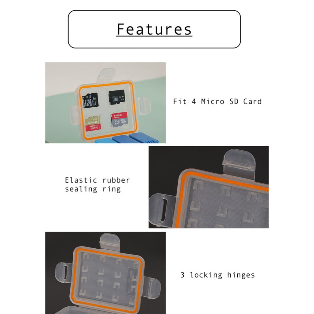 Kingma Gopro Battery Storage Case Portable For Hero 5/6/7/8/10/11/12 Sports Camera Accessory
