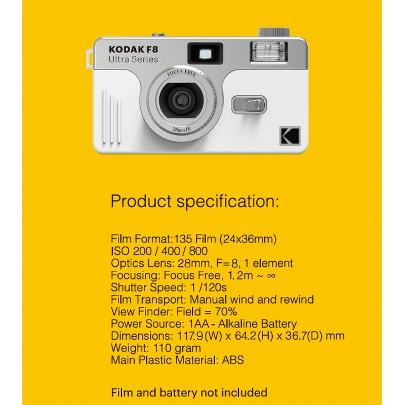 KODAK F8 ULTRA Series 35mm Film Camera – ICM Photo Pte Ltd