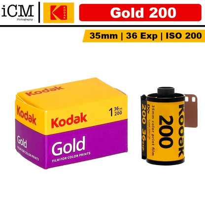 Kodak Gold 200 Color Negative Film (ISO 200) 35mm 36-Exposures