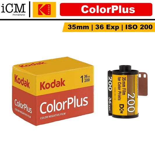 Kodak 135 35mm ColorPlus Color Plus 200 Negative Roll Film | 36 Exposure |