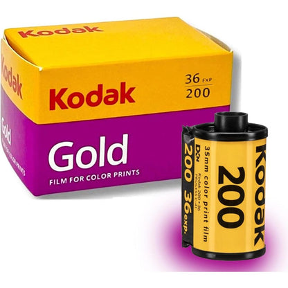 Kodak Gold 200 Color Negative Film (ISO 200) 35mm 36-Exposures