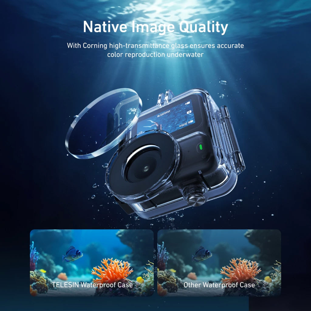 TELESIN DJI Osmo Nano 60m underwater Waterproof Dive Case