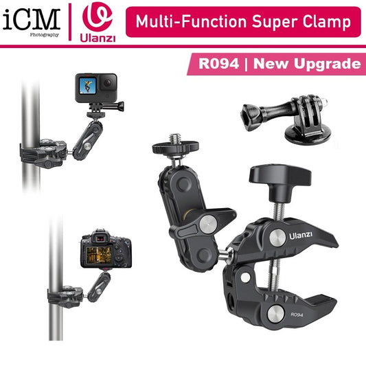 ULANZI R094 Multi-Functional Super Clamp Magic Arm Bicycle Bike Handle Bar Mount