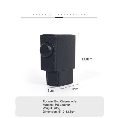 Instax Mini Evo Cinema PU Leather Camera Protective Case with Adjustable Strap
