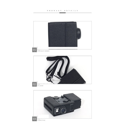Instax Mini Evo Cinema PU Leather Camera Protective Case with Adjustable Strap