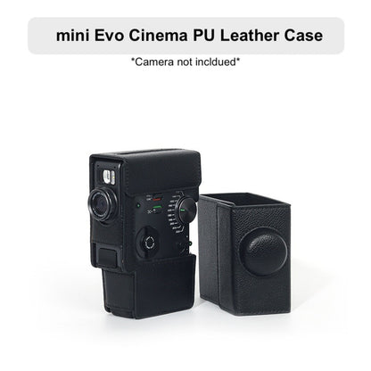 Instax Mini Evo Cinema PU Leather Camera Protective Case with Adjustable Strap