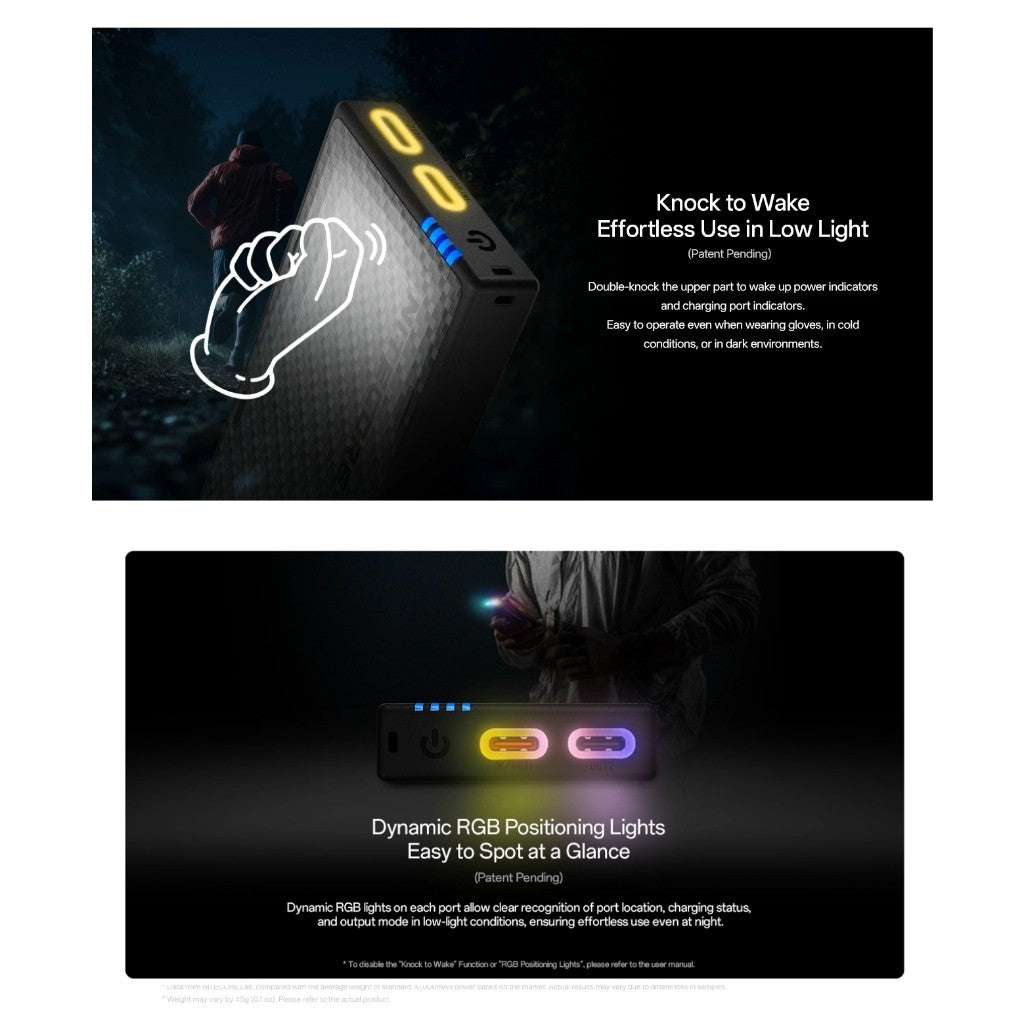 Nitecore NB10000 Gen 4 Carbon Fiber Energy Brick 10000mAh Powerbank