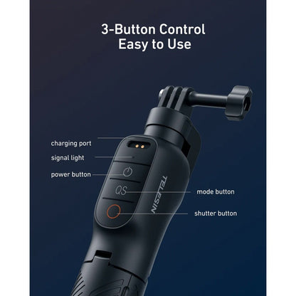 Telesin DJI Osmo Action 6 / 5 Pro / 4 Underwater Floating Remote Selfie Tripod Stick