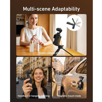TELESIN DJI Osmo Pocket 4 / 3 Magnetic Mount Stand Expansion Adapter
