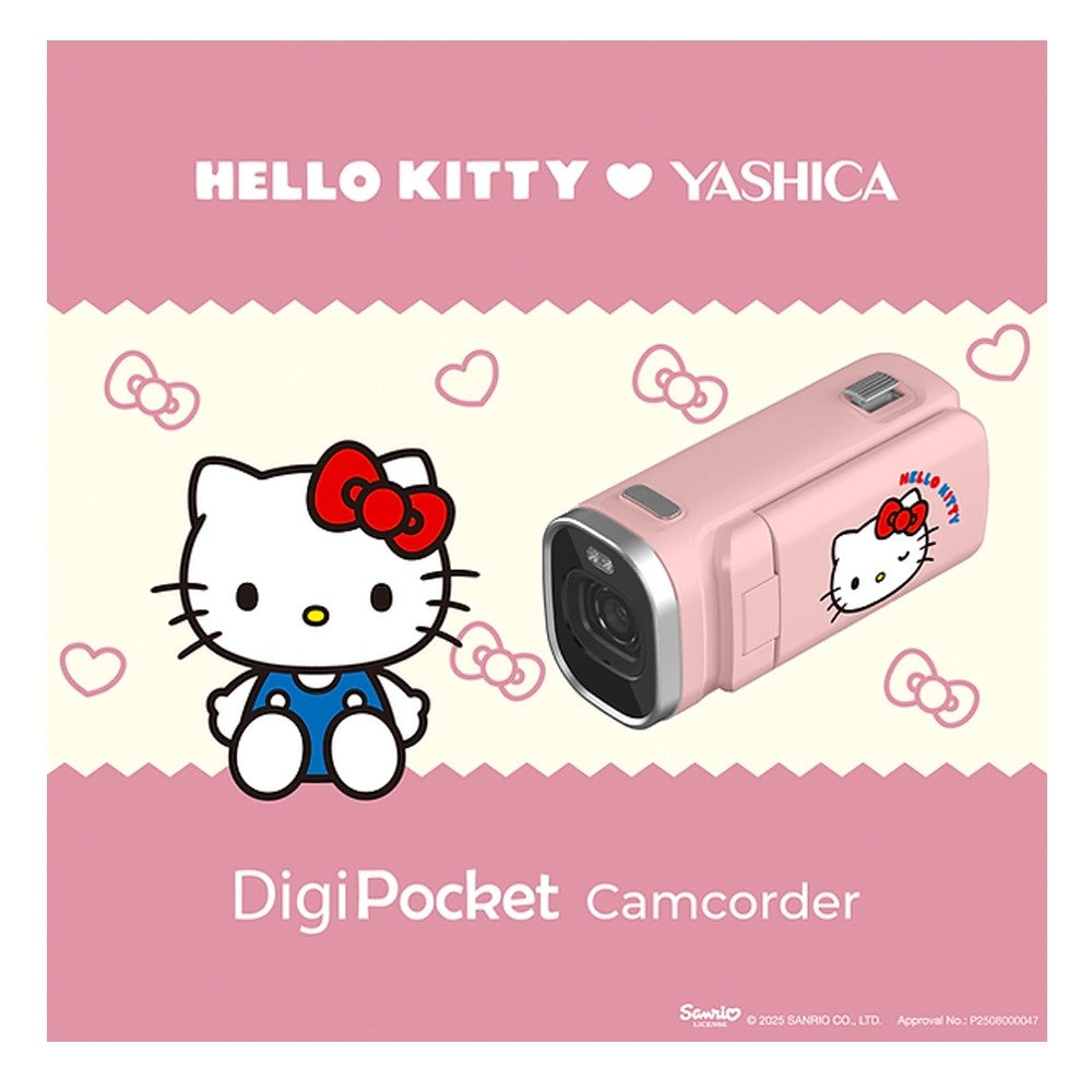 YASHICA Hello Kitty DigiPocket Camcorder Pink – ICM Photo Pte Ltd