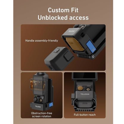 TELESIN DJI Osmo Pocket 4 / 3 Magnetic Mount Stand Expansion Adapter