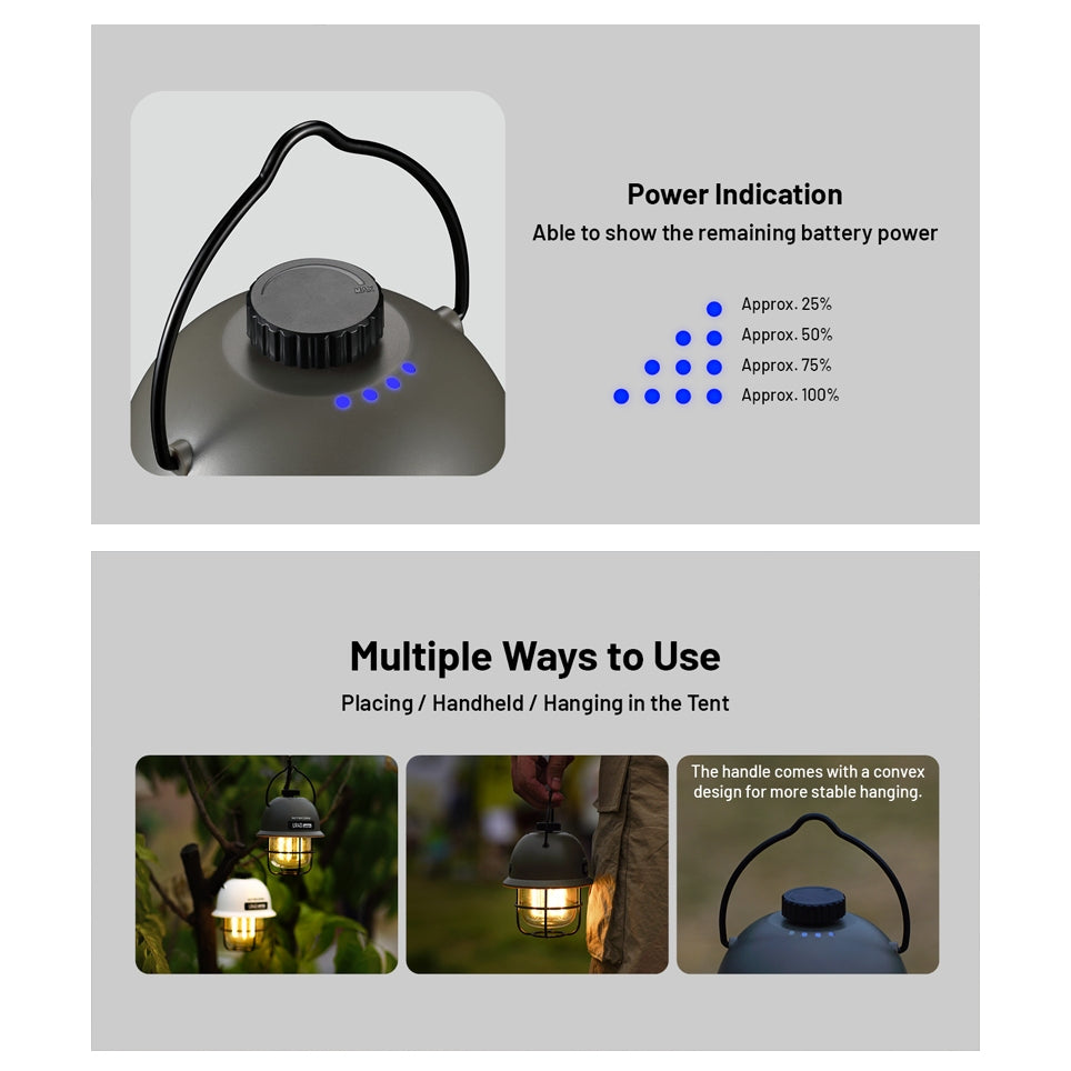 NITECORE LR40 Multifunctional USB-C Rechargeable Camping Lantern