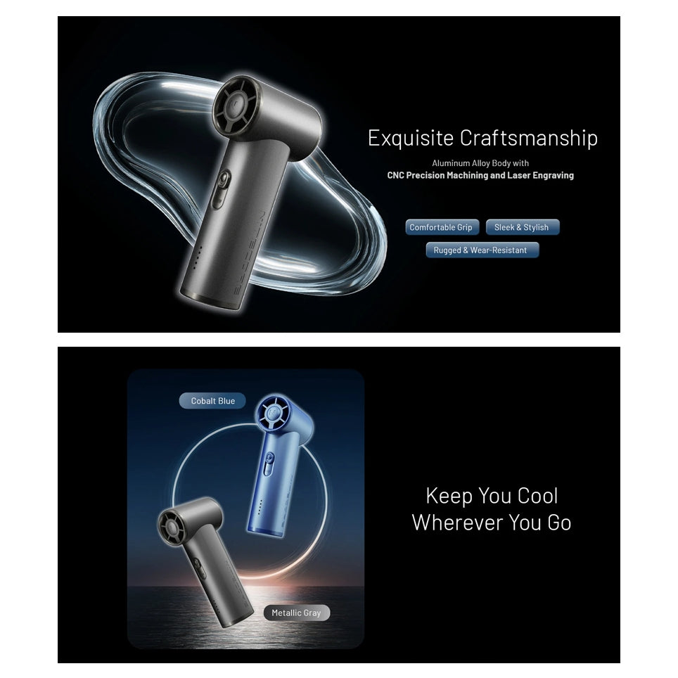 Nitecore NEF01 Mini High Speed Handheld Fan (4,000mAh)