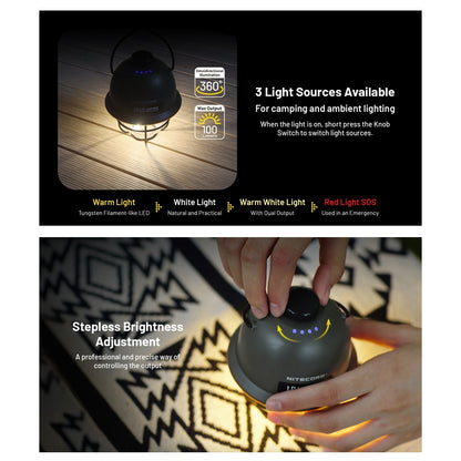 NITECORE LR40 Multifunctional USB-C Rechargeable Camping Lantern
