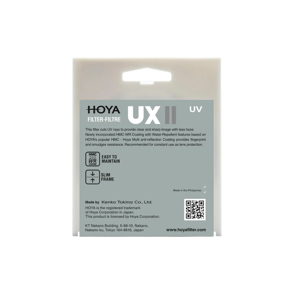 Hoya UX II UV Filter HMC Multi-Coating (37mm-82mm)