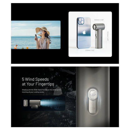 Nitecore NEF01 Mini High Speed Handheld Fan (4,000mAh)