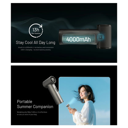 Nitecore NEF01 Mini High Speed Handheld Fan (4,000mAh)