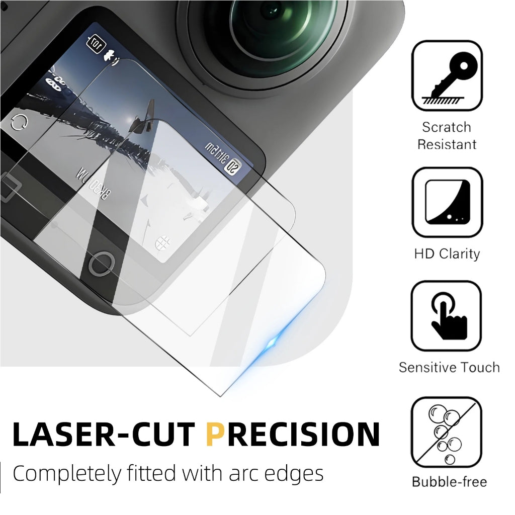 DJI Osmo 360 Ultra 9H HD Tempered Glass  Screen Protector