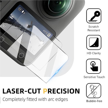 DJI Osmo 360 Ultra 9H HD Tempered Glass  Screen Protector