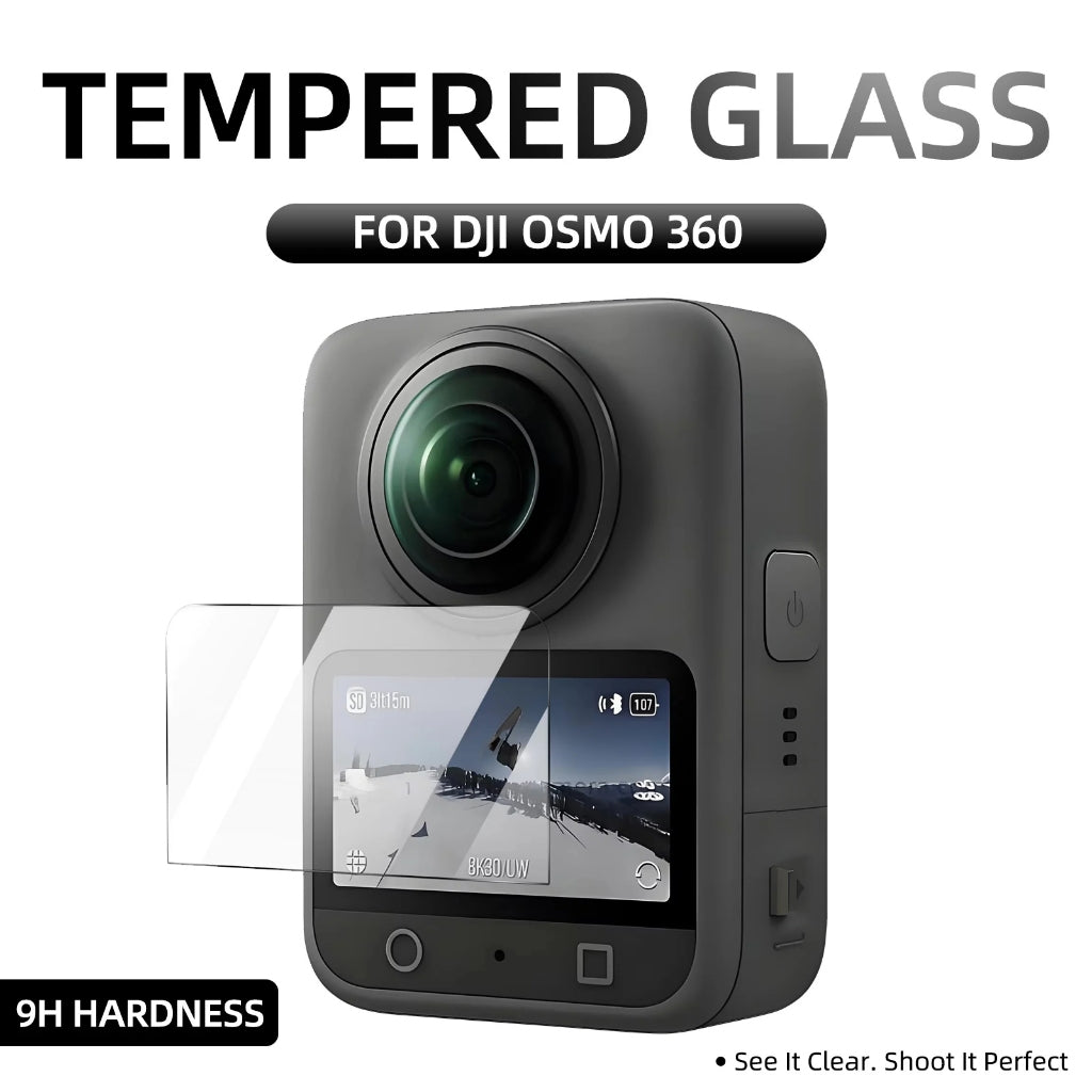 DJI Osmo 360 Ultra 9H HD Tempered Glass  Screen Protector