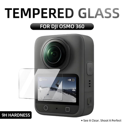 DJI Osmo 360 Ultra 9H HD Tempered Glass  Screen Protector