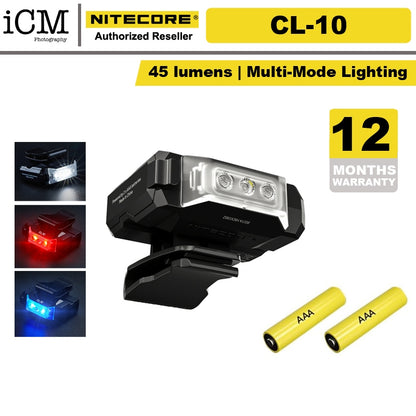 Nitecore CL10 Clip-ON Light CL10 Multipurpose Ultra Lightweight Clip-on Light