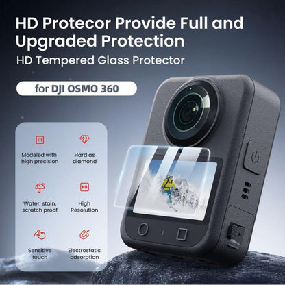 DJI Osmo 360 Ultra 9H HD Tempered Glass  Screen Protector