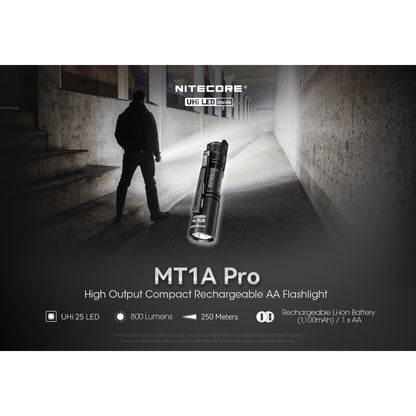 Nitecore MT1A Pro 800 Lumen Rechargeable EDC Flashlight