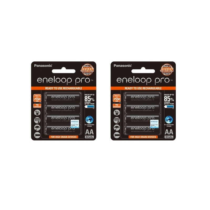 Panasonic eneloop pro AA Ni-MH Rechargeable Batteries