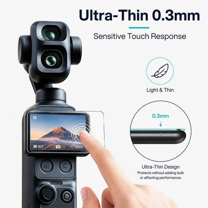 DJI Osmo Pocket 4p 4 Pro AR Tempered Glass Screen Protector