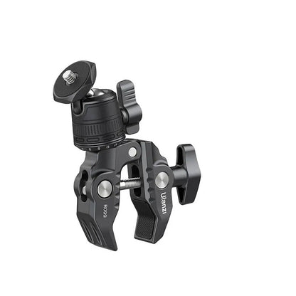 ULANZI R099 Super Clamp 360 Ball Head Handlebar Motorcycle Bicycle Bike Mount for DSLR GoPro Insta360 DJI Action Camera