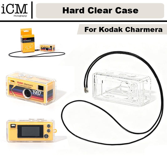 Kodak Charmera Keychain Digital Camera Clear Hard Shell Protective Cover