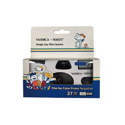 YASHICA Peanuts Blue Sky Snoopy Squad 35mm Single Use Film Disposable Camera