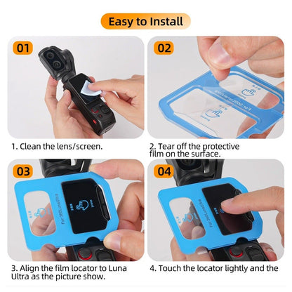 Insta360 Luna Ultra Anti-Reflective Tempered Glass Screen & Lens Protector