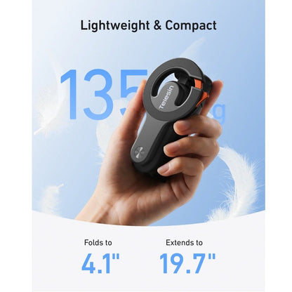 Telesin 4-in-1 Magnetic Selfie Stick with Carabiner
