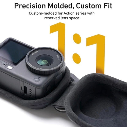 TELESIN Mini Hard Case for DJI Osmo Action 6 5pro 4 3 Camera EVA Protective Carrying Pouch Lightweight