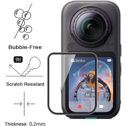 Insta360 X6 3D Curved Tempered Glass Screen Protector