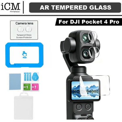 DJI Osmo Pocket 4p 4 Pro AR Tempered Glass Screen Protector