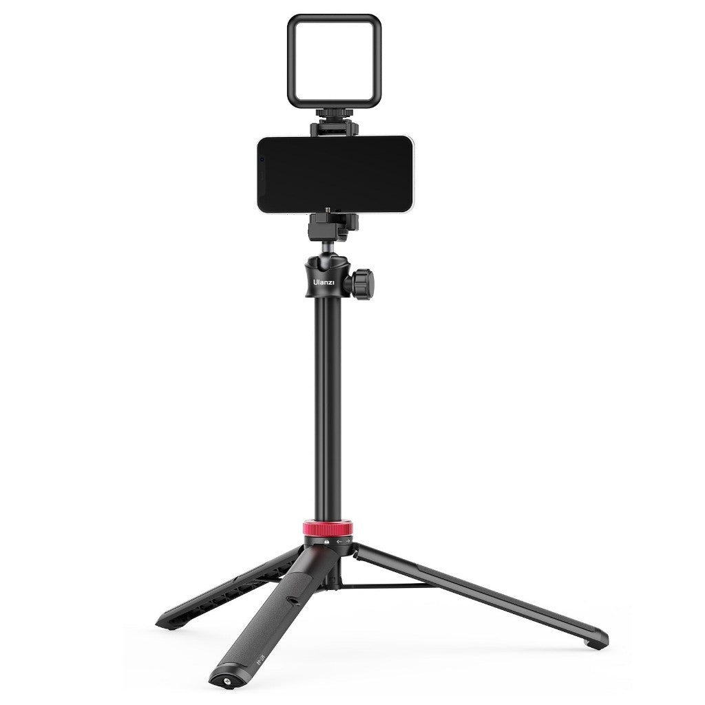 Ulanzi MT-44 Extendable Vlog Selfe Stick Tripod 2502B for Smartphone Camera
