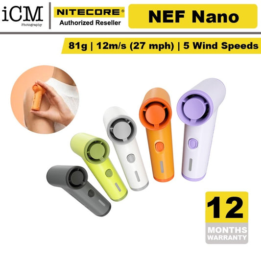 Nitecore NEF Nano Palm-Sized High-Speed Handheld Fan